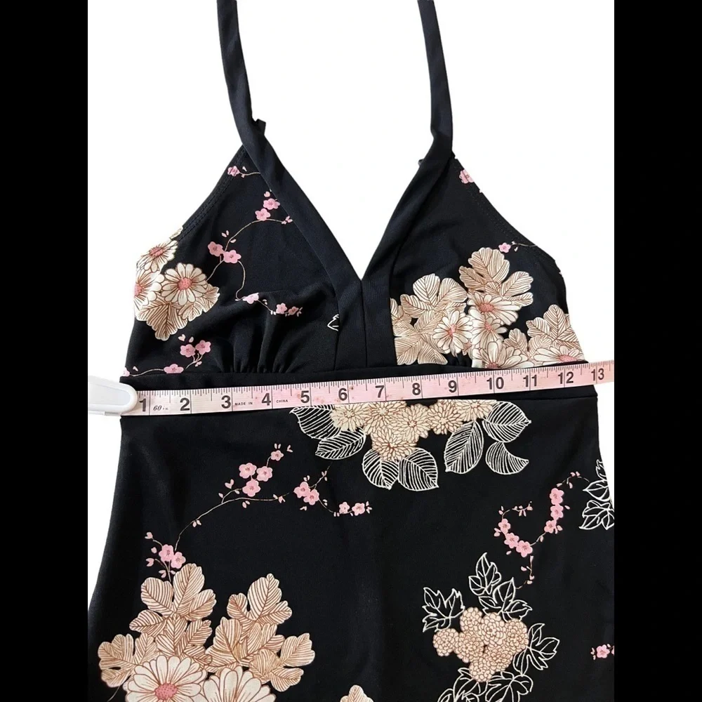 Byer Too Black Floral Mini Dress Small